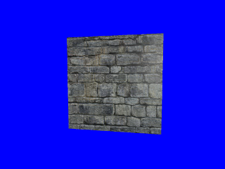 The textured wall